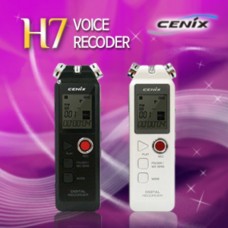 세닉스 보이스레코더 H7(4GB) 선명한 PCM녹음방식, 녹음파일편집, 암호설정, Recovery 기능, 음성안내, VOS, MP3기능, FM라디오