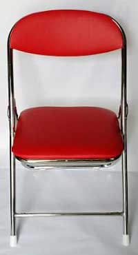 국산접의자/빨강/조달청규격