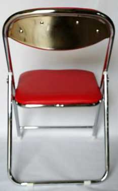 국산접의자/빨강/조달청규격