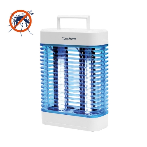 【 파리대왕 】 전격 살충기 10~16평 (옥내용) HV-818 (화이트) 【 간편 설치 】