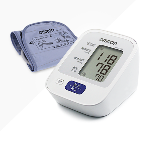 오므론 자동전자혈압계HEM-7122/체동마크/불규칙맥파/부정맥표시