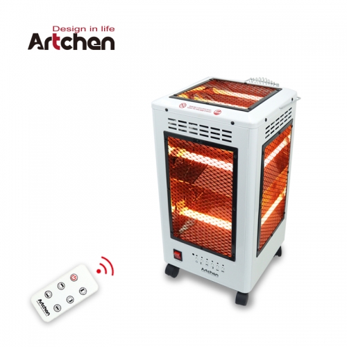 5방향 입체난로 (리모컨형) at-150hr (앞·뒤·좌·우·윗면 5면 난방) (전도안전장치 장착)