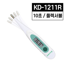 폴리그린전자체온계 KD-1211R/10초 / 플렉서블