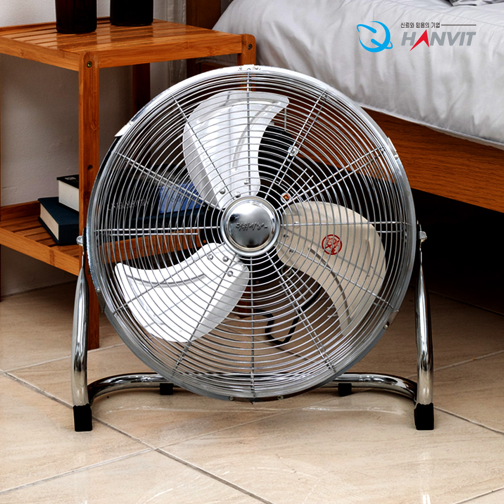 【신제품】공업용 메탈 데스크 팬 20"인치 (기계식) HV-2120MT (메탈) 【 3엽 날개 】