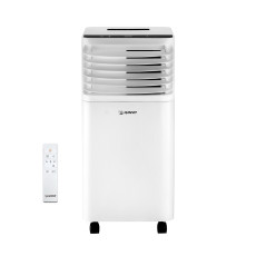 이동식 에어컨 (리모컨) 10평형 (실외기 필요없이 설치가능) HV-12000BTU (화이트) 【 냉방/제습/송풍 】