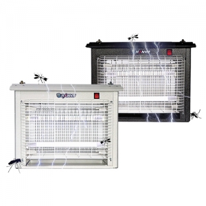 장수【 LED 램프 】AC방식 살충기 250평형 (야외용·실내외겸용) HS-2056BK (아이│블랙) 【 대용량 트랜스 AC방식 】