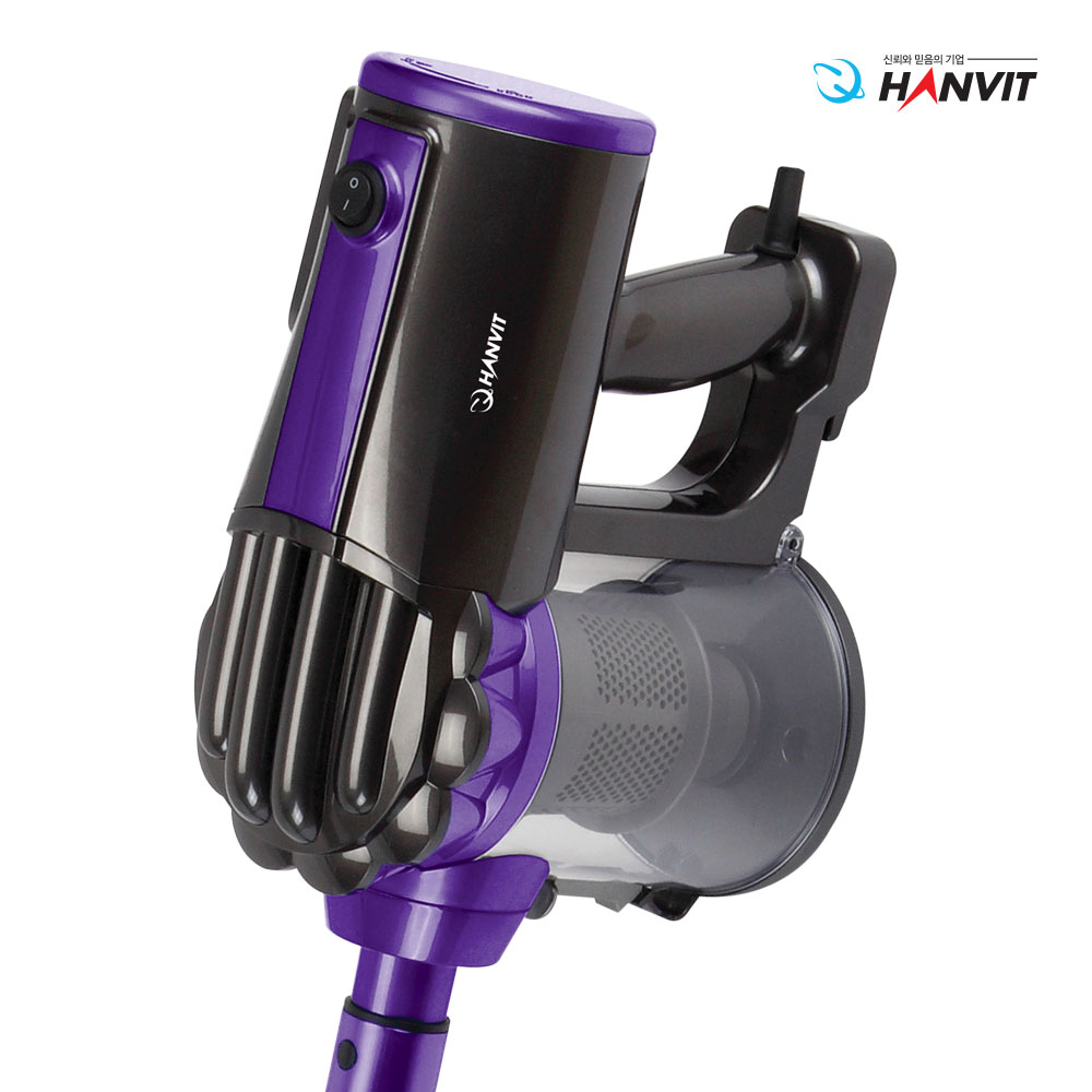 터보 싸이클론 와이드형 핸디겸용 스틱 청소기 HV-5068