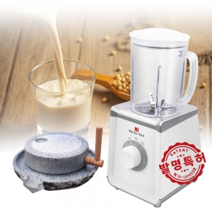 발명특허 기울어진 맷돌 빙수 믹서기 HV-1170