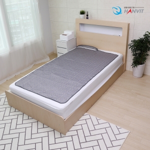 숨쉬는 보일러초슬림 온수매트 [브라운 그레이] 싱글 100*180cm , 더블 145*180cm