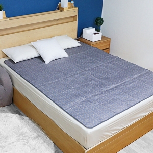 숨쉬는 보일러초슬림 온수매트 [브라운 그레이] 싱글 100*180cm , 더블 145*180cm