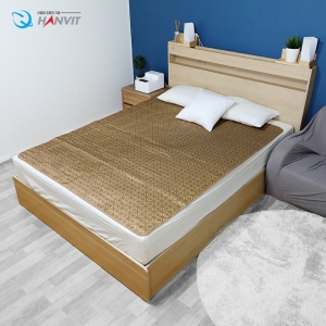 숨쉬는 보일러초슬림 온수매트 [브라운 그레이] 싱글 100*180cm , 더블 145*180cm