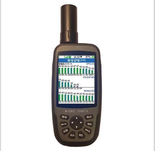 MYGPS-700RTKF (0.8Cm급)/1408채널 RTK GPS 수신양호