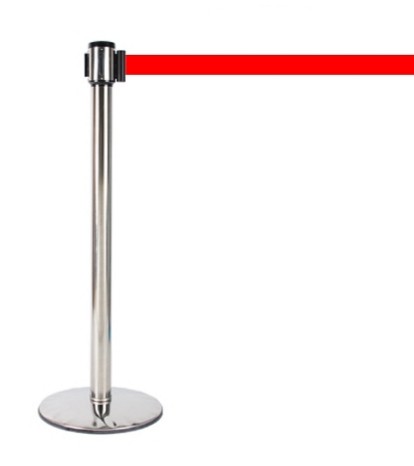 스테인레스 벨트 차단봉 O형/H형/백화점,관공서,공사현장용 국내산